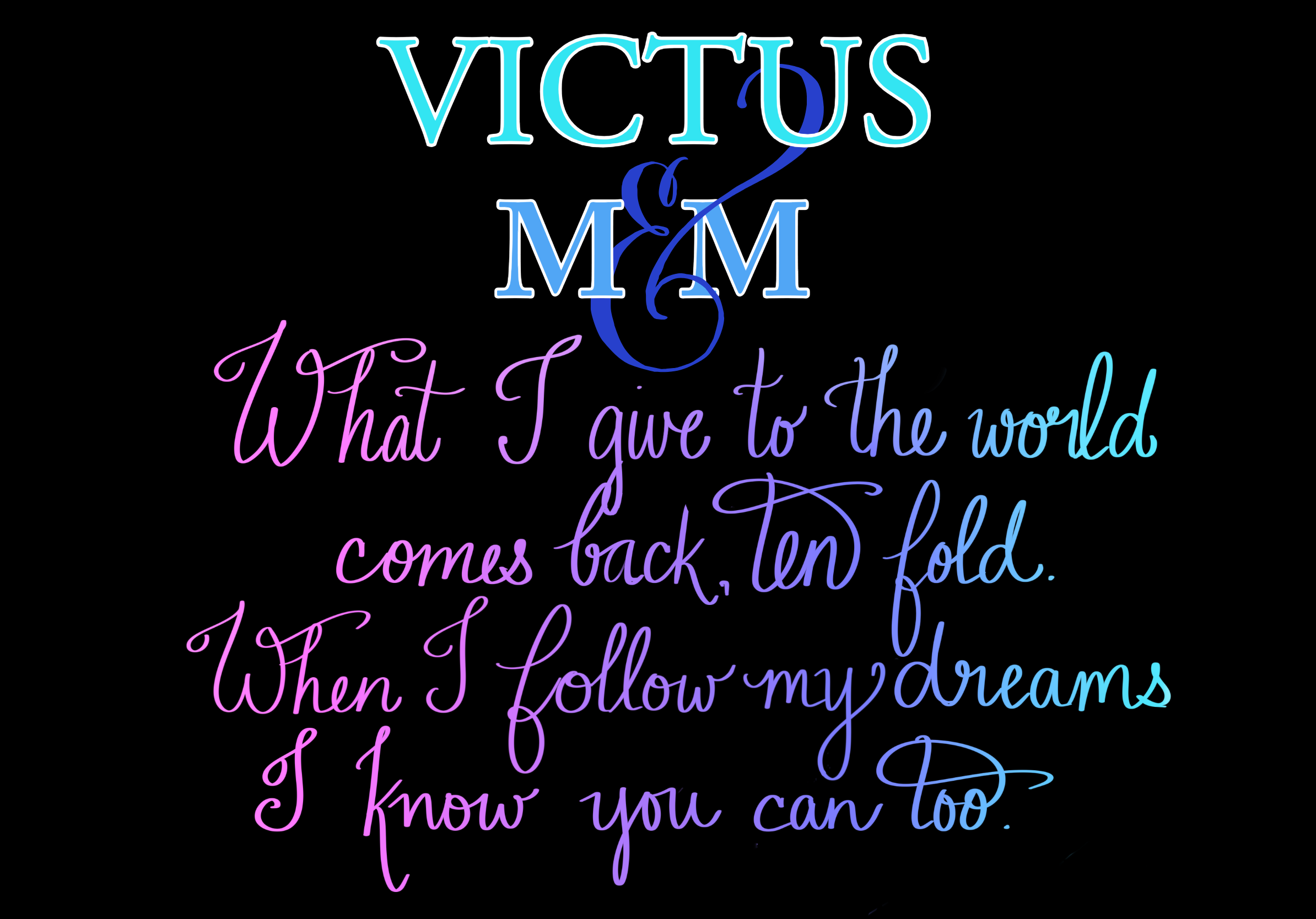 VICTUS MINDSET MEDITATION: Enjoy a Victus M&M every day!